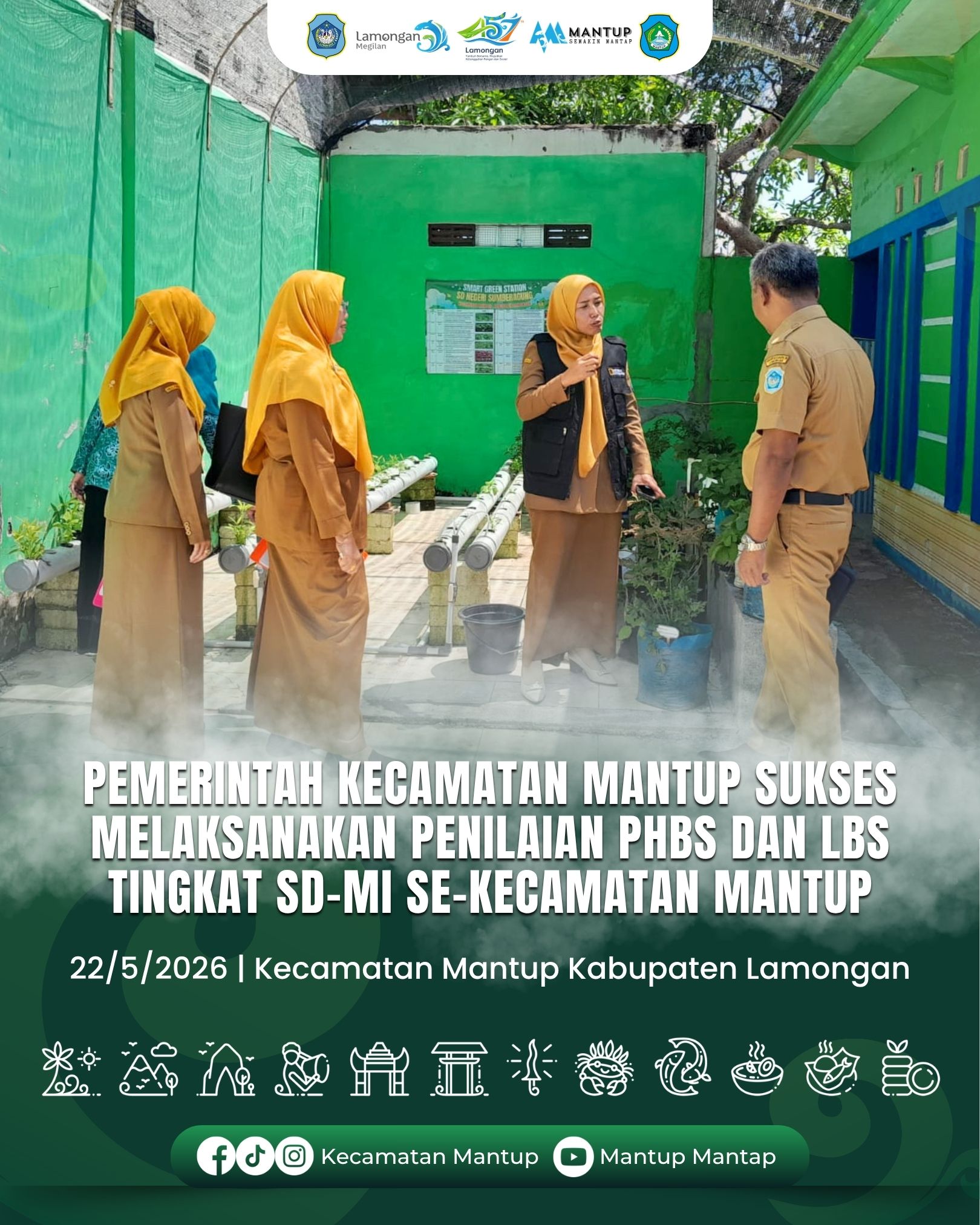 Pemerintah Kecamatan Mantup Sukses Melaksanakan Penilaian PHBS dan LBS Tingkat SD/MI se-Kecamatan Mantup