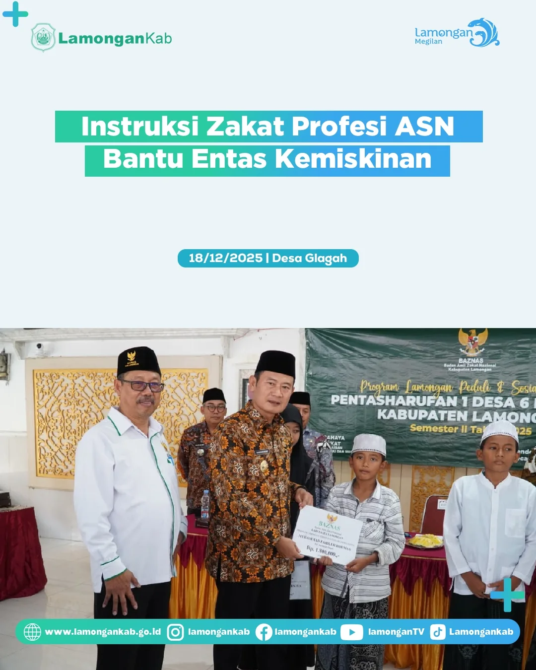 Foto: Intruksi Zakat Profesi ASN Bantu Entas Kemiskinan