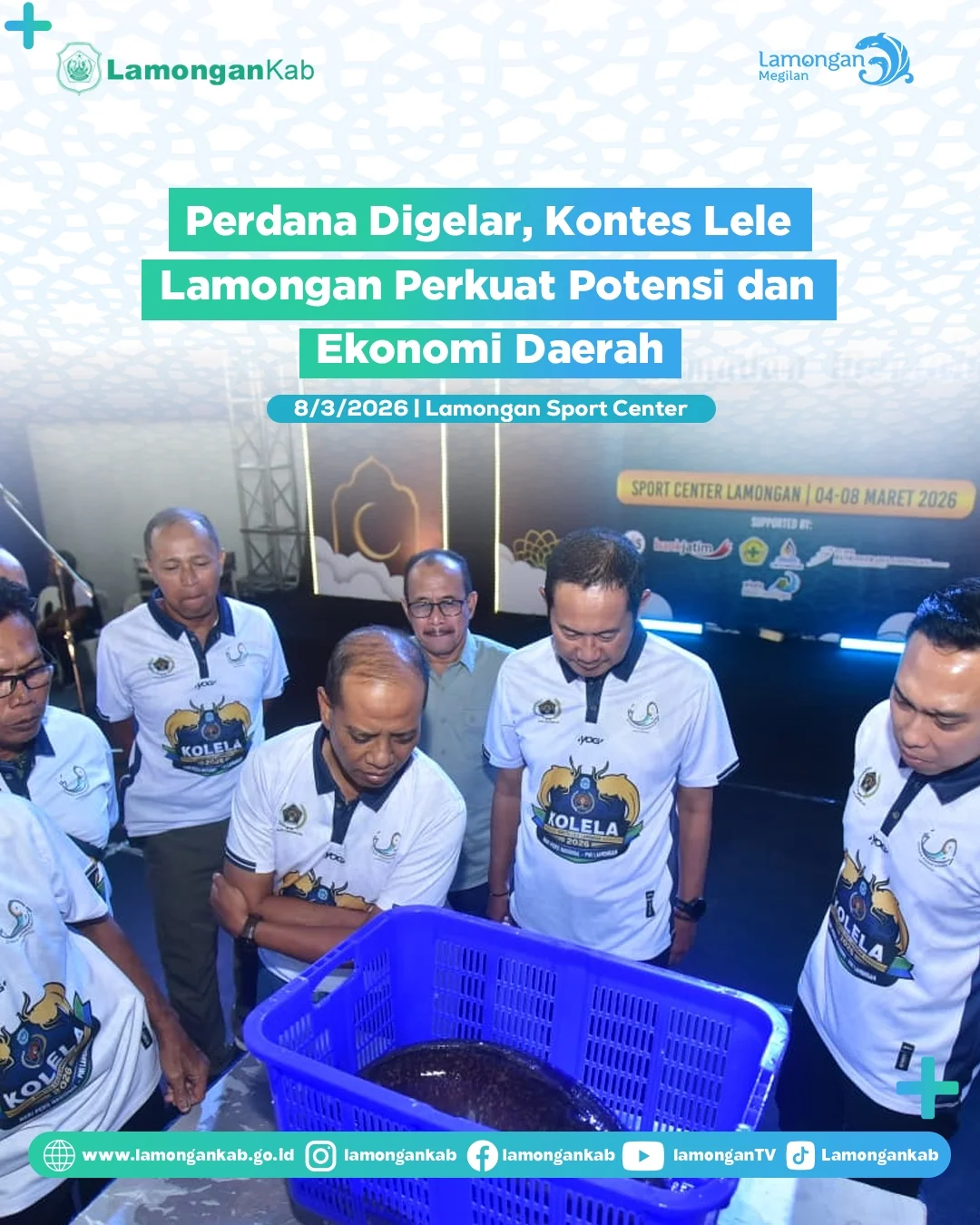 Foto: Perdana Digelar, Kontes Lele Lamongan Perkuat Potensi dan Ekonomi Daerah