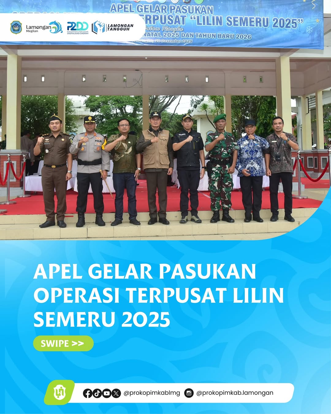Foto: Apel Gelar Pasukan Operasi Terpusat Lilin Semeru 2025