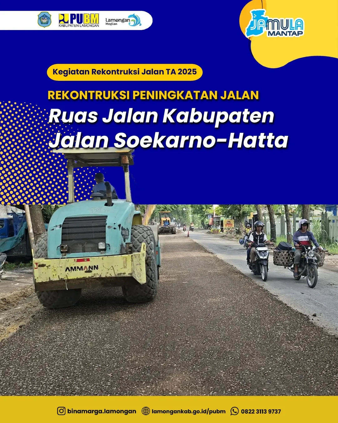 Foto: Rekonstruksi Peningkatan Jalan Soekarno-Hatta