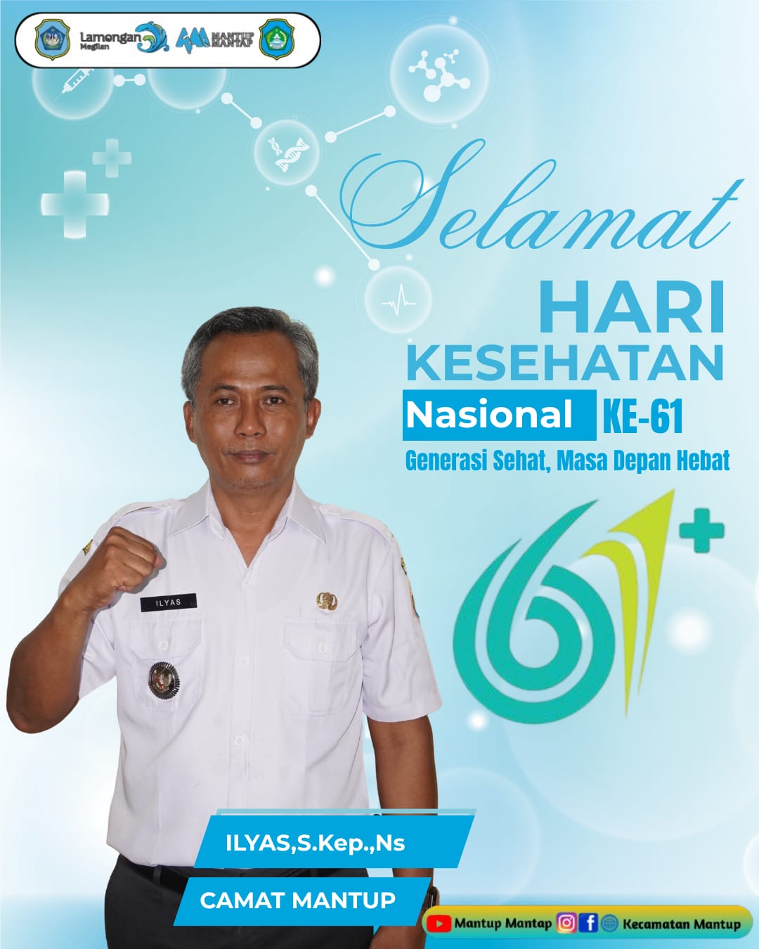 Foto: Selamat Hari Kesehatan Nasional Ke-61 Tahun 2025