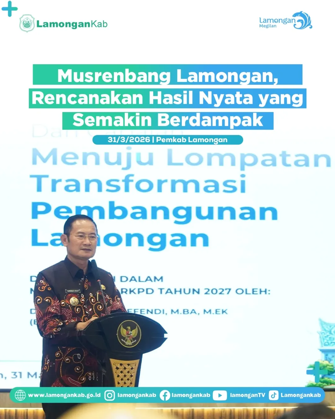 Foto: Musrenbang Lamongan, Rencanakan Hasil Nyata yang Semakin Berdampak