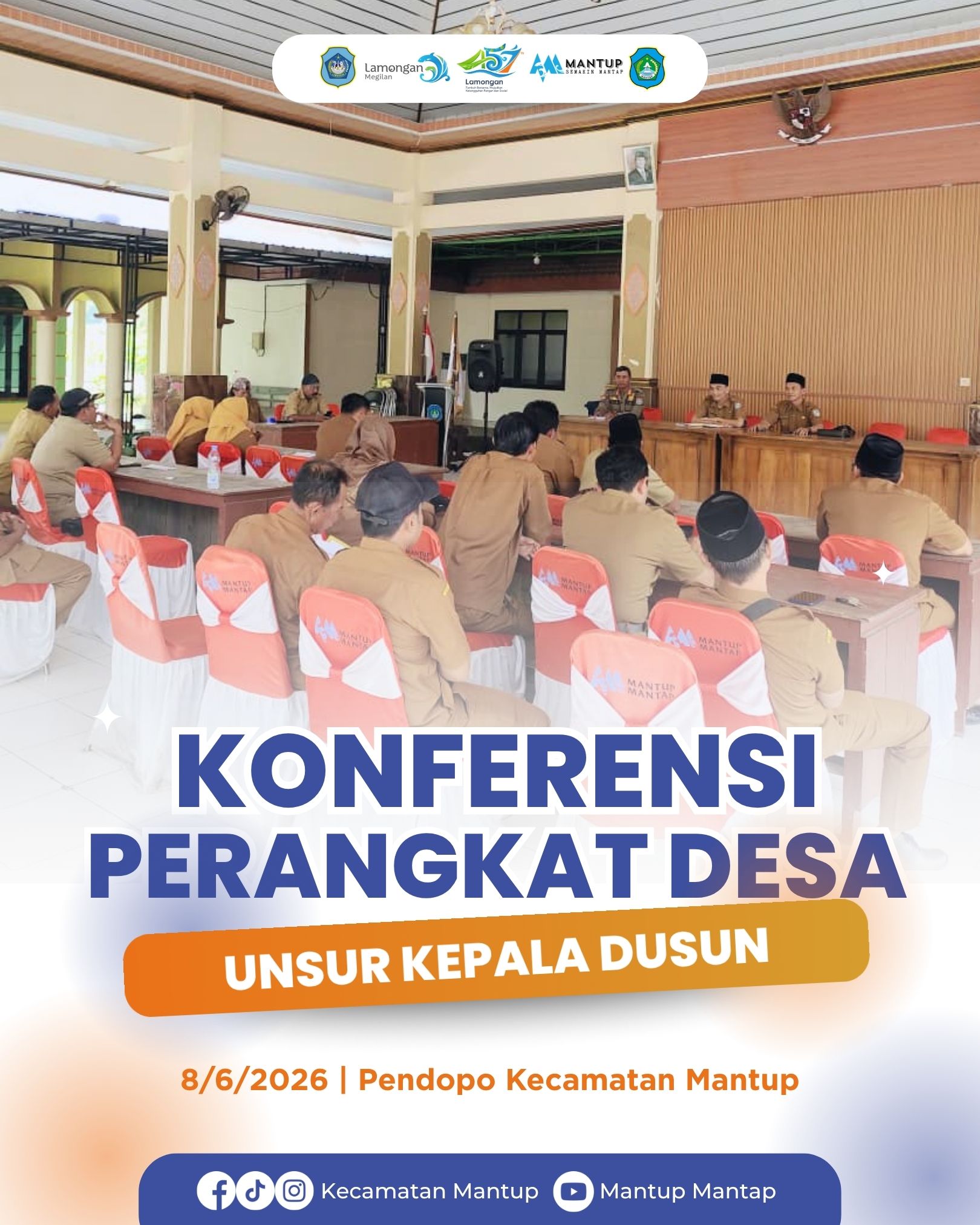 Foto: Pemerintah Kecamatan Mantup Gelar Rapat Koordinasi Kepala Dusun se-Kecamatan Mantup