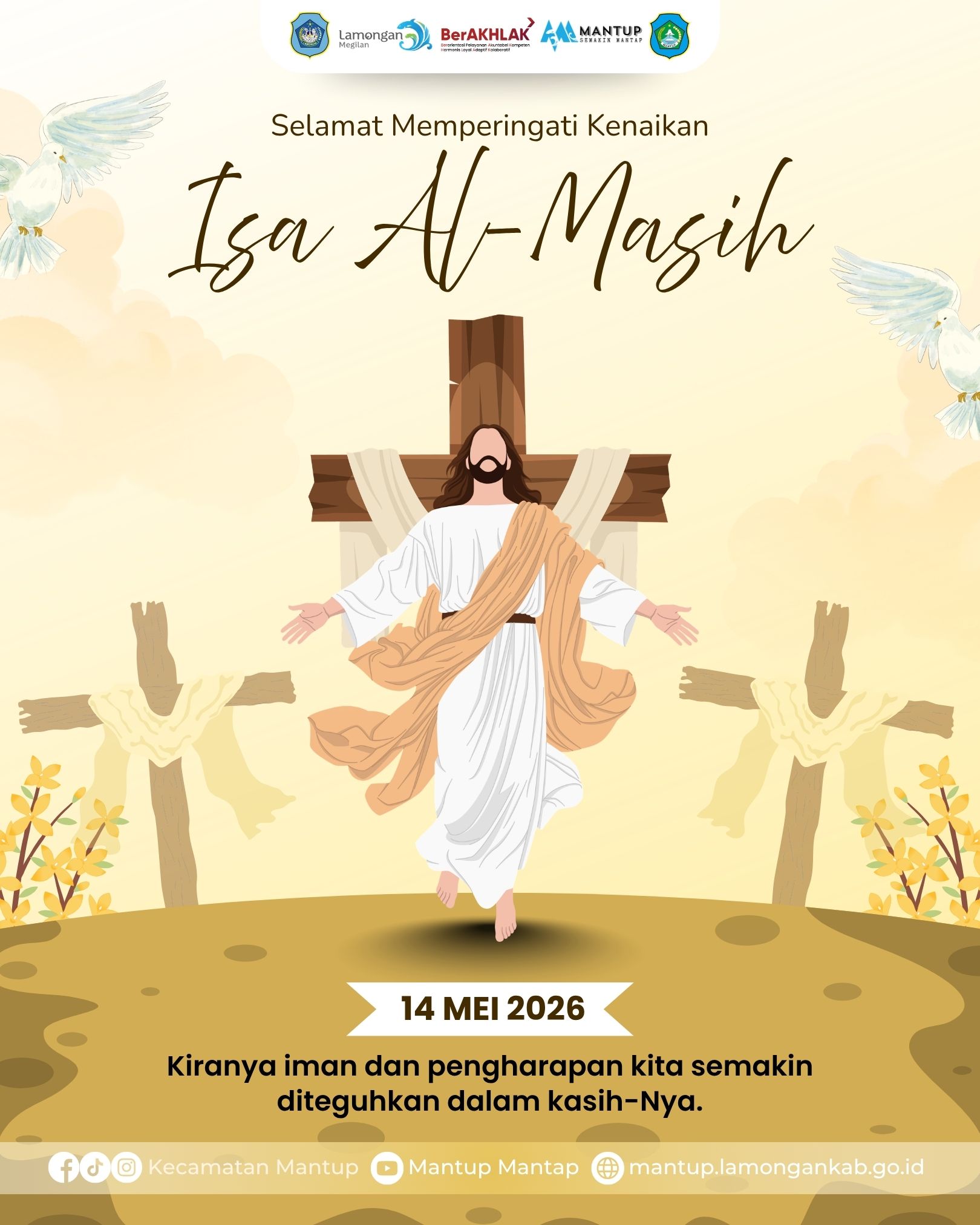 Foto: SELAMAT MEMPERINGATI KENAIKAN ISA AL-MASIH