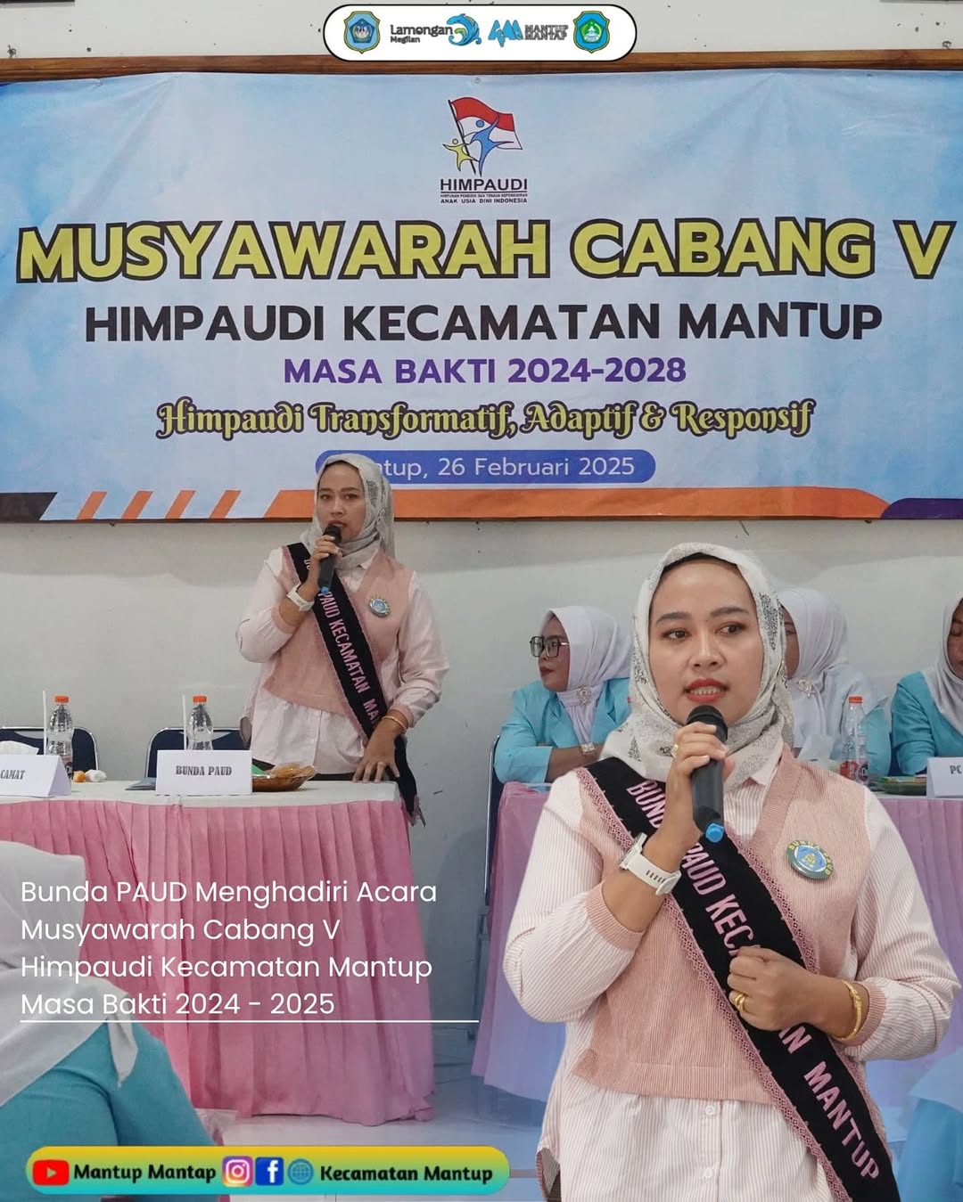 Musyawarah Cabang V Himpaudi Kecamatan Mantup Masa Bakti 2024 - 2028