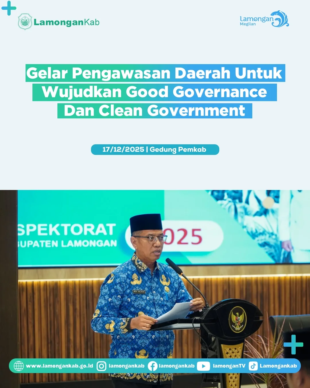 Foto: Gelar Pengawasan Daerah Untuk Wujudkan Good Governance dan Clean Government