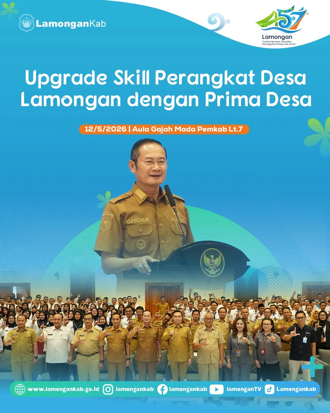 Foto: Upgrade Skill Perangkat Desa Lamongan Dengan Prima Desa