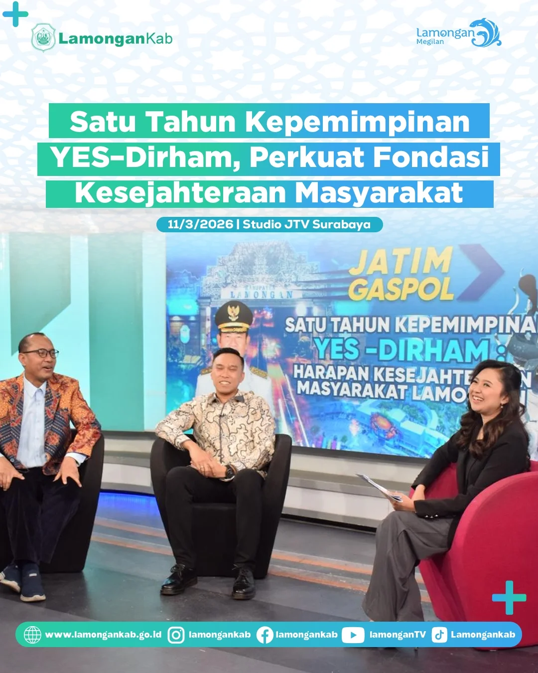 Foto: Satu Tahun Kepemimpinan YES-Dirham, Perkuat Fondasi Kesejahteraan Masyarakat