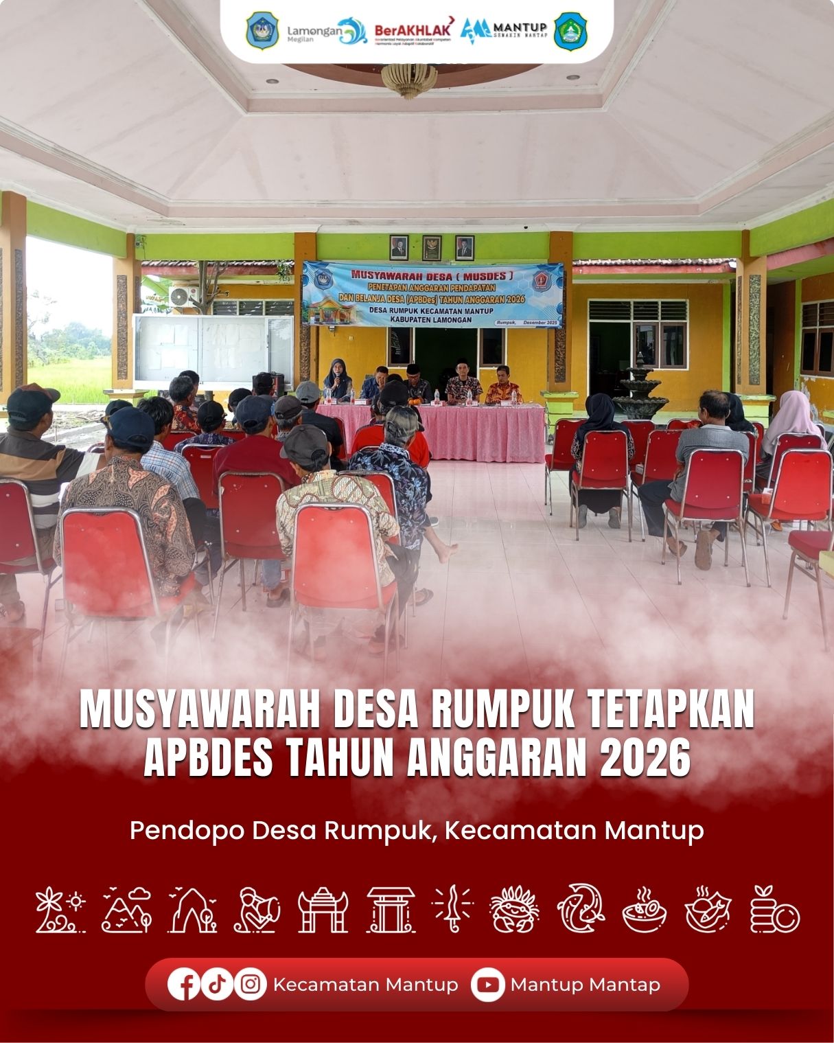 Foto: Musyawarah Desa Rumpuk Tetapkan APBDes Tahun Anggaran 2026
