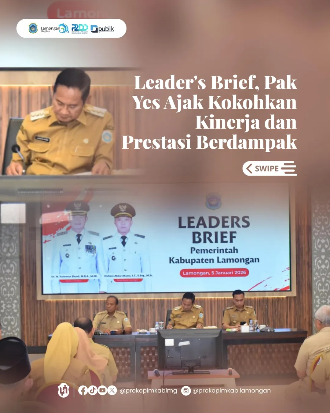Foto: Leader's Brief, Pak Yes Ajak Kokohkan Kinerja dan Prestasi Berdampak