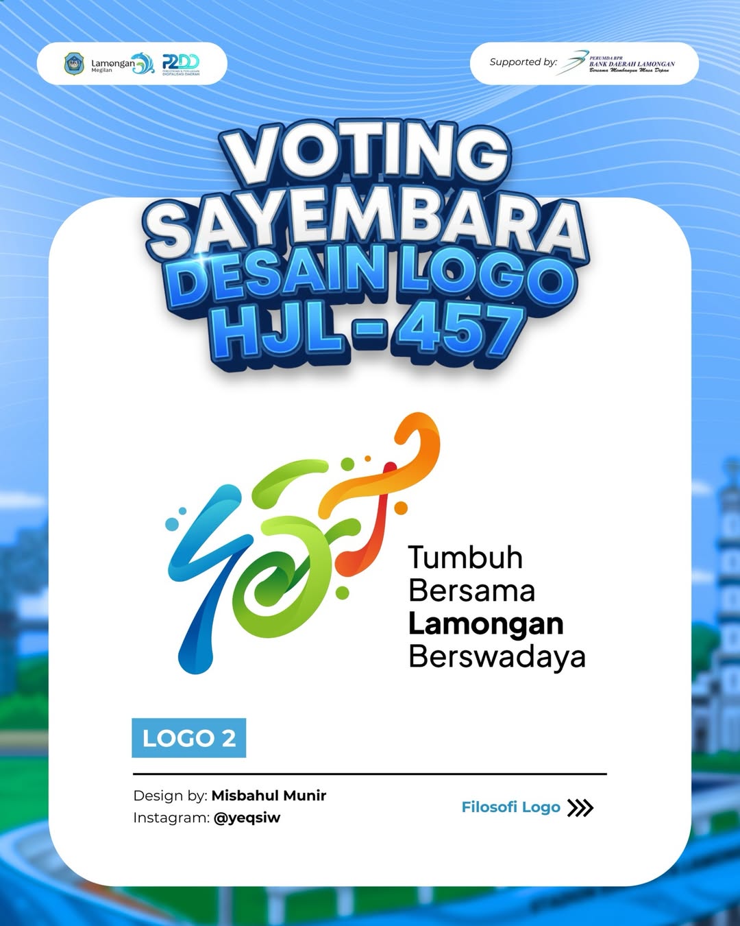 Foto: ✨ TOP 10 SAYEMBARA LOGO HARI JADI LAMONGAN KE-457 ✨