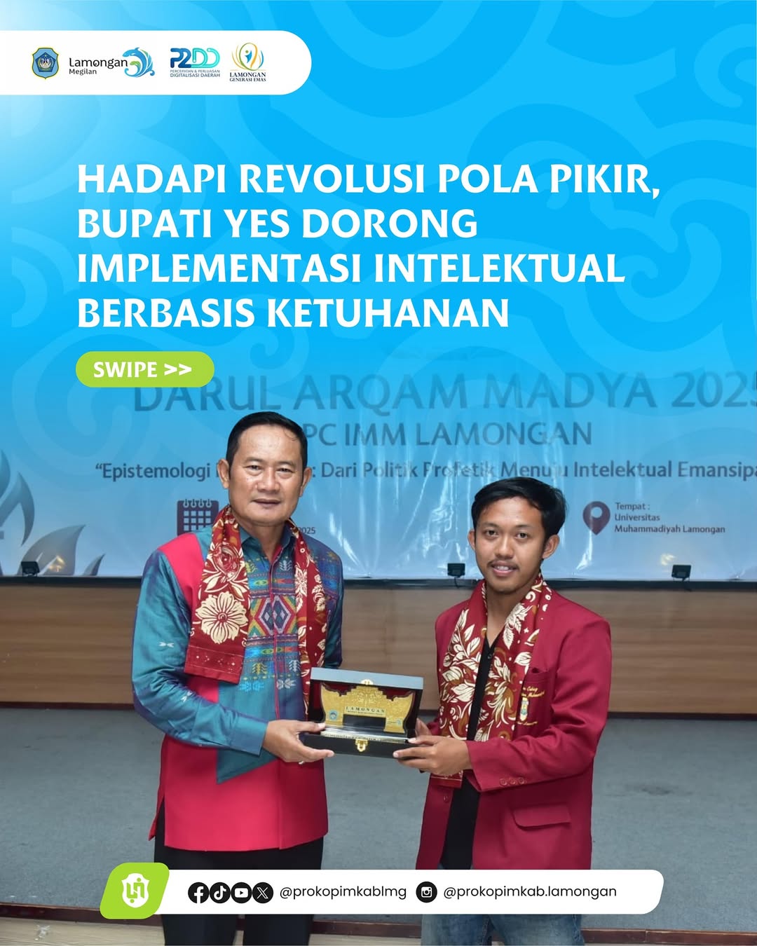Foto: Hadapi Revolusi Pola Pikir, Bupati Yes Dorong Implementasi Intelektual Berbasis Ketuhanan