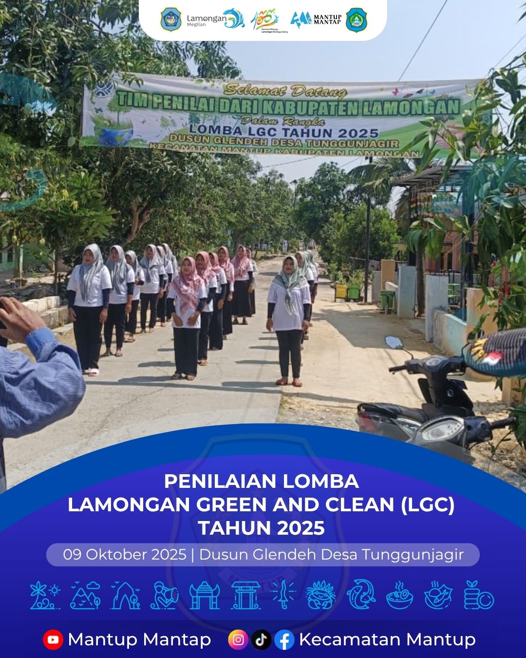 Foto: Penilaian Lomba Lamongan Green and Clean (LGC) Tahun 2025