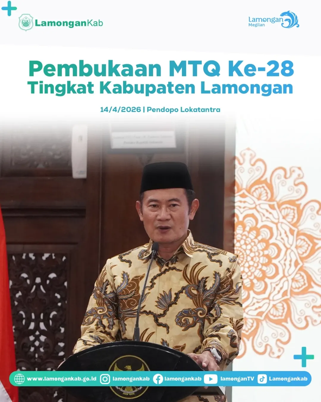 Foto: Pembukaan MTQ Ke-28 Tingkat Kabupaten Lamongan