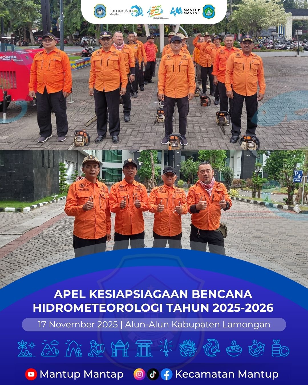 Foto: Apel Kesiapsiagaan Bencana Hidrometeorologi Tahun 2025–2026