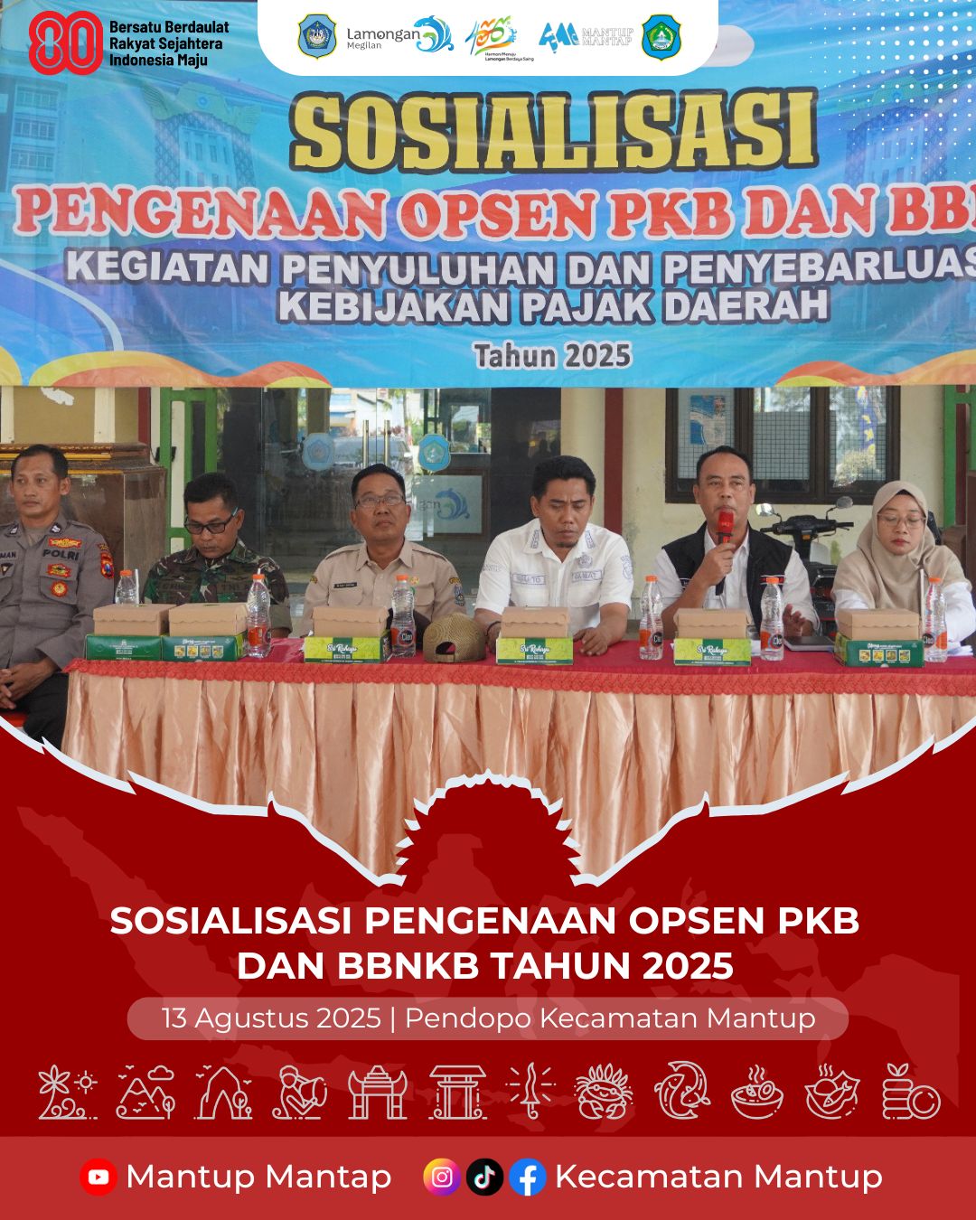 Foto: Sosialisasi Pengenaan Opsen PKB dan BBNKB Tahun 2025