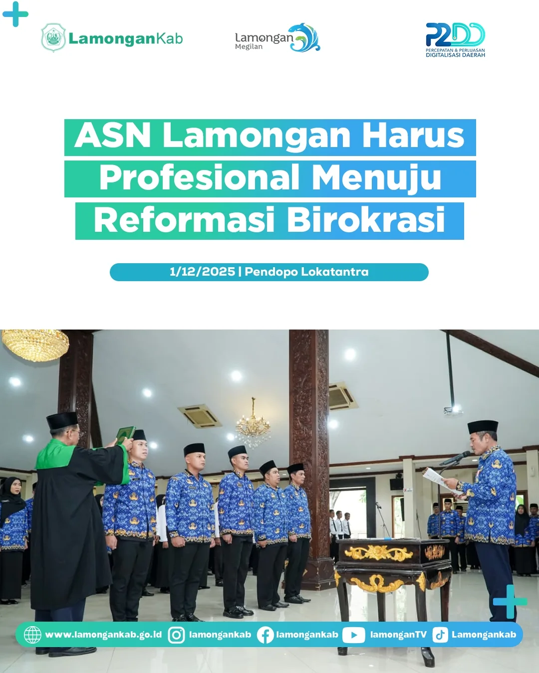 Foto: ASN Lamongan Harus Profesional Menuju Reformasi Birokrasi