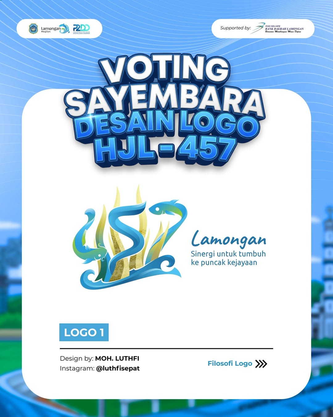Foto: ✨ TOP 10 SAYEMBARA LOGO HARI JADI LAMONGAN KE-457 ✨