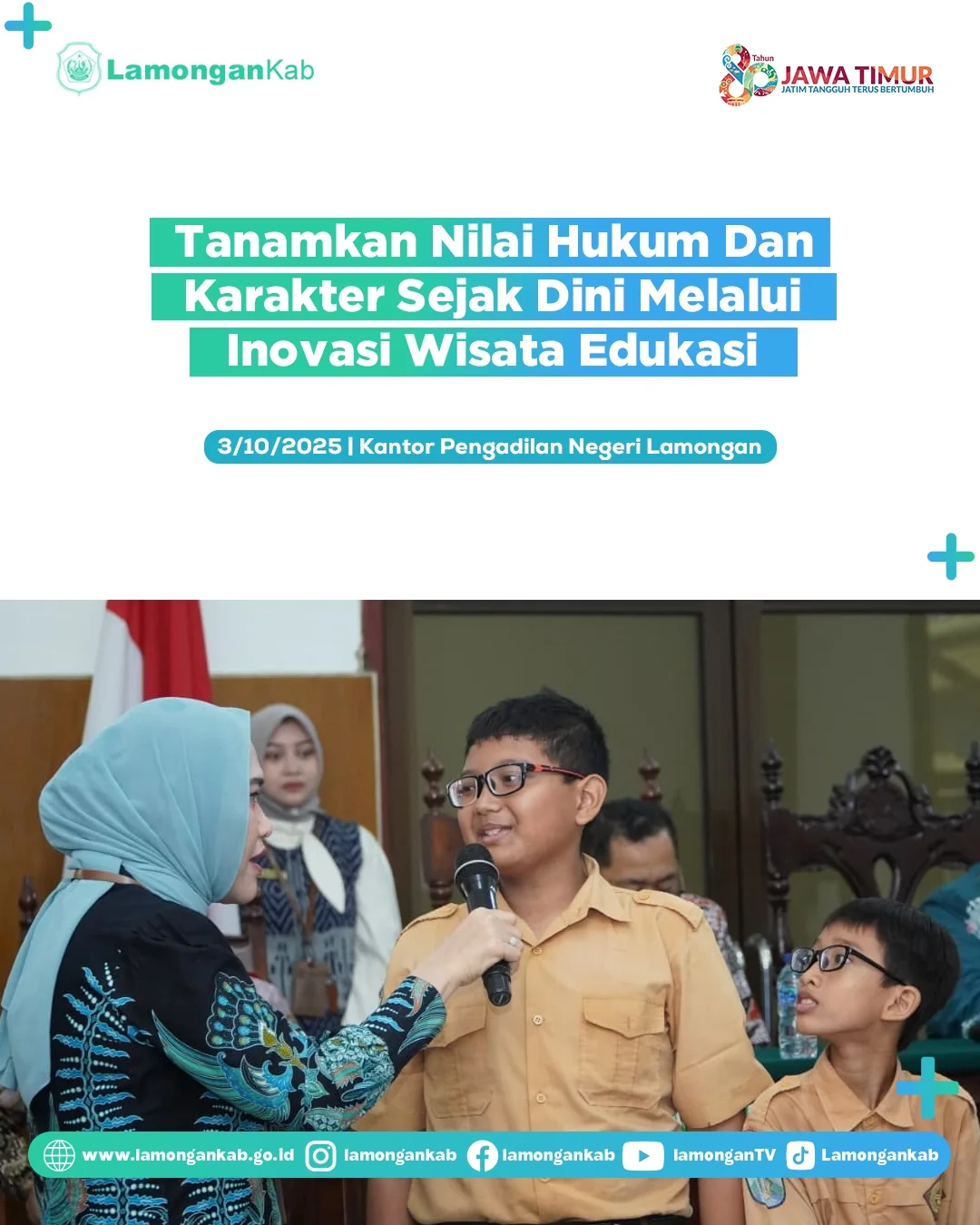 Foto: Tanamkan nilai hukum dan karakter sejak dini melalui inovasi wisata edukasi