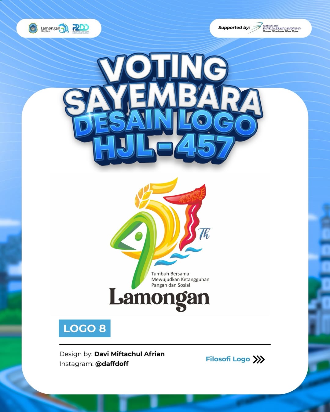 Foto: ✨ TOP 10 SAYEMBARA LOGO HARI JADI LAMONGAN KE-457 ✨
