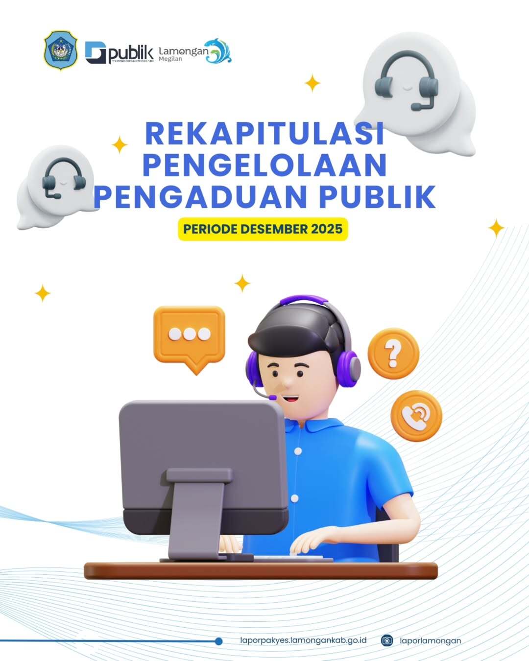 Foto: Rekapitulasi Pengelolaan Pengaduan Publik