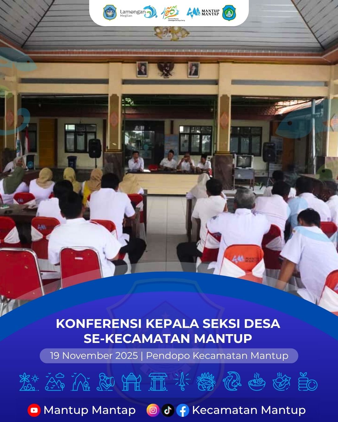 Foto: Konferensi Kepala Seksi Desa se-Kecamatan Mantup Tahun 2025