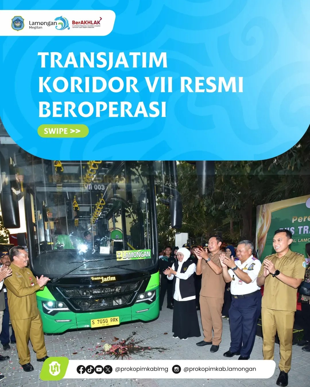 Foto: Transjatim Koridor VII Resmi Beroperasi