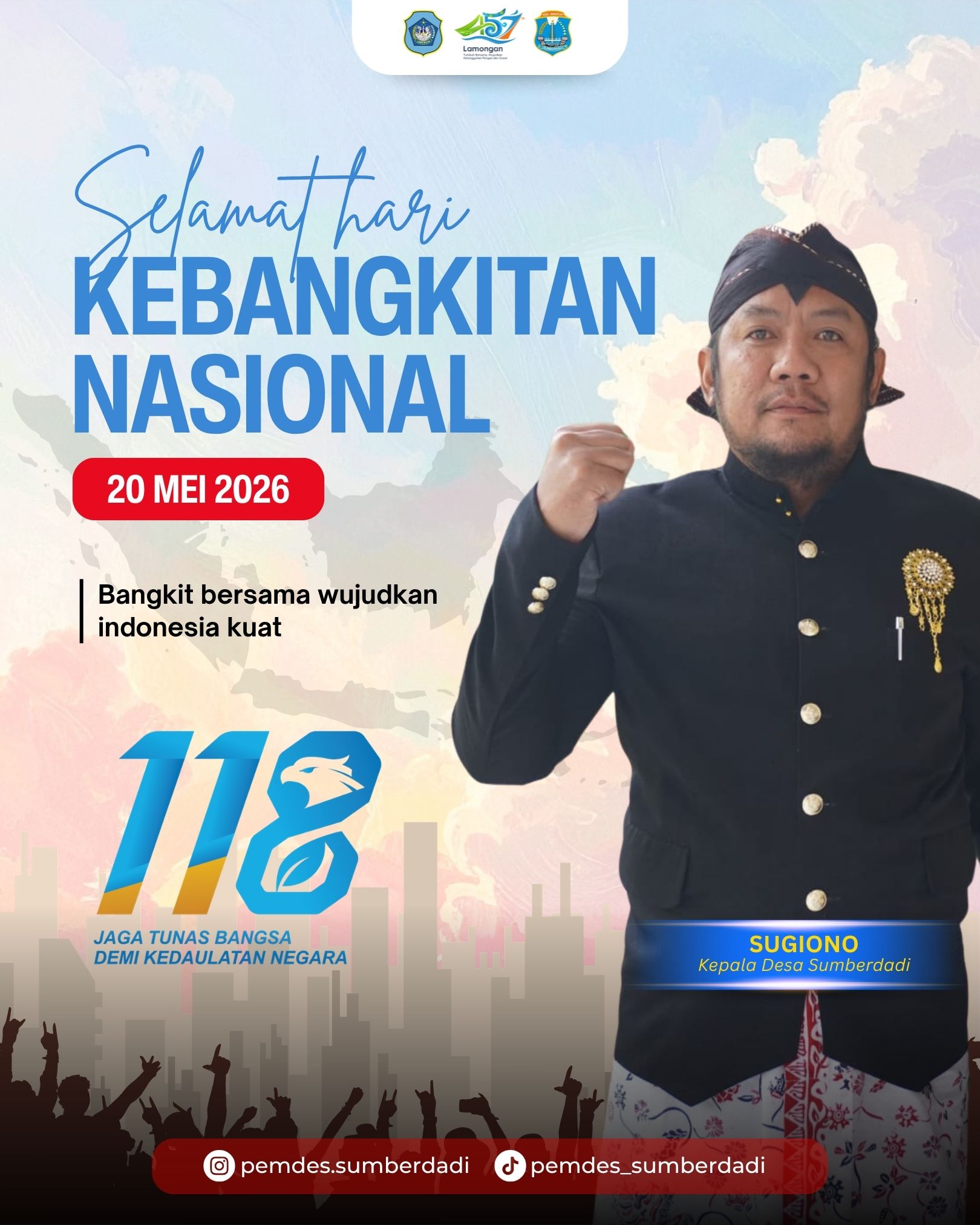 Foto: Pemerintah Desa Sumberdadi Peringati Hari Kebangkitan Nasional Tahun 2026