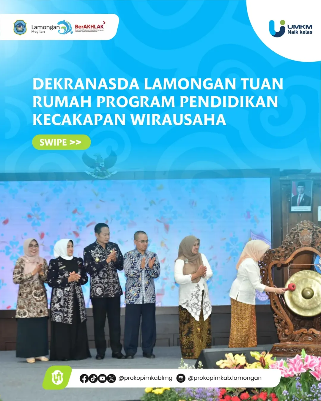 Foto: Dekranasda Lamongan Tuan Rumah Program Pendidikan Kecakapan Wirausaha