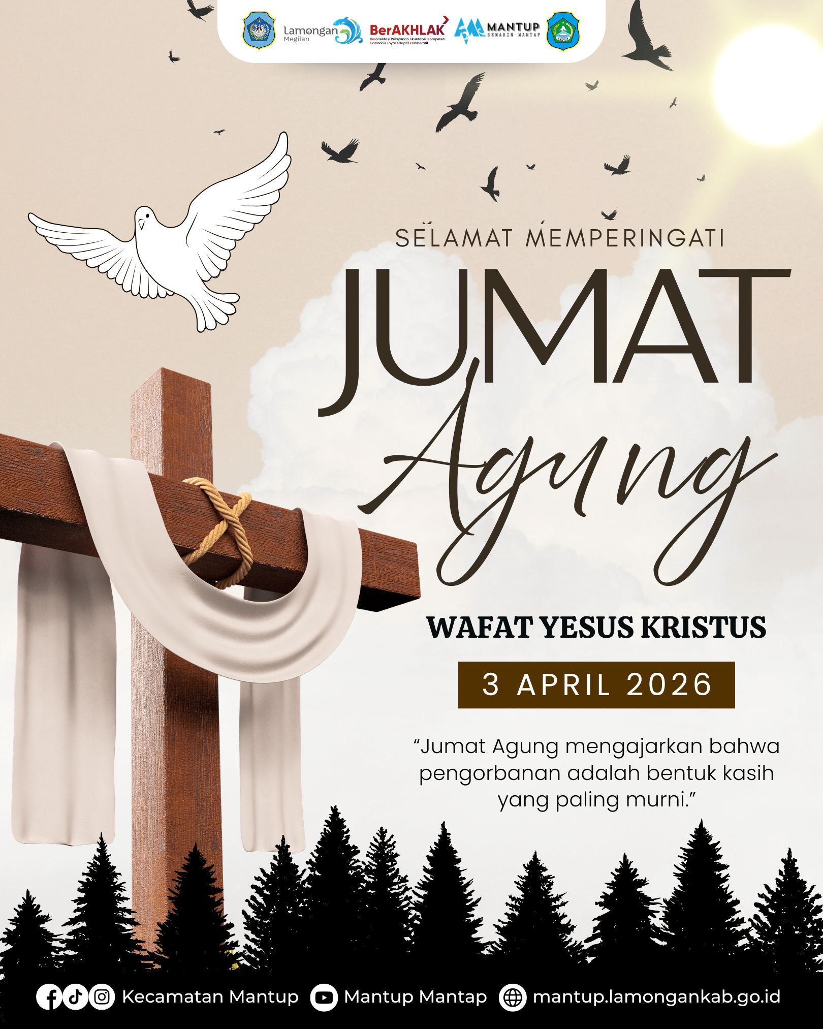 Foto: Selamat Memperingati Jum'at Agung Wafat Yesus Kristus
