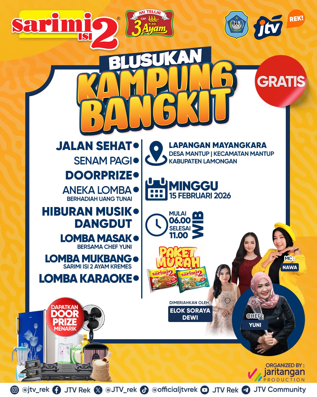 Foto: HADIR DAN RAMAIKAN...!!