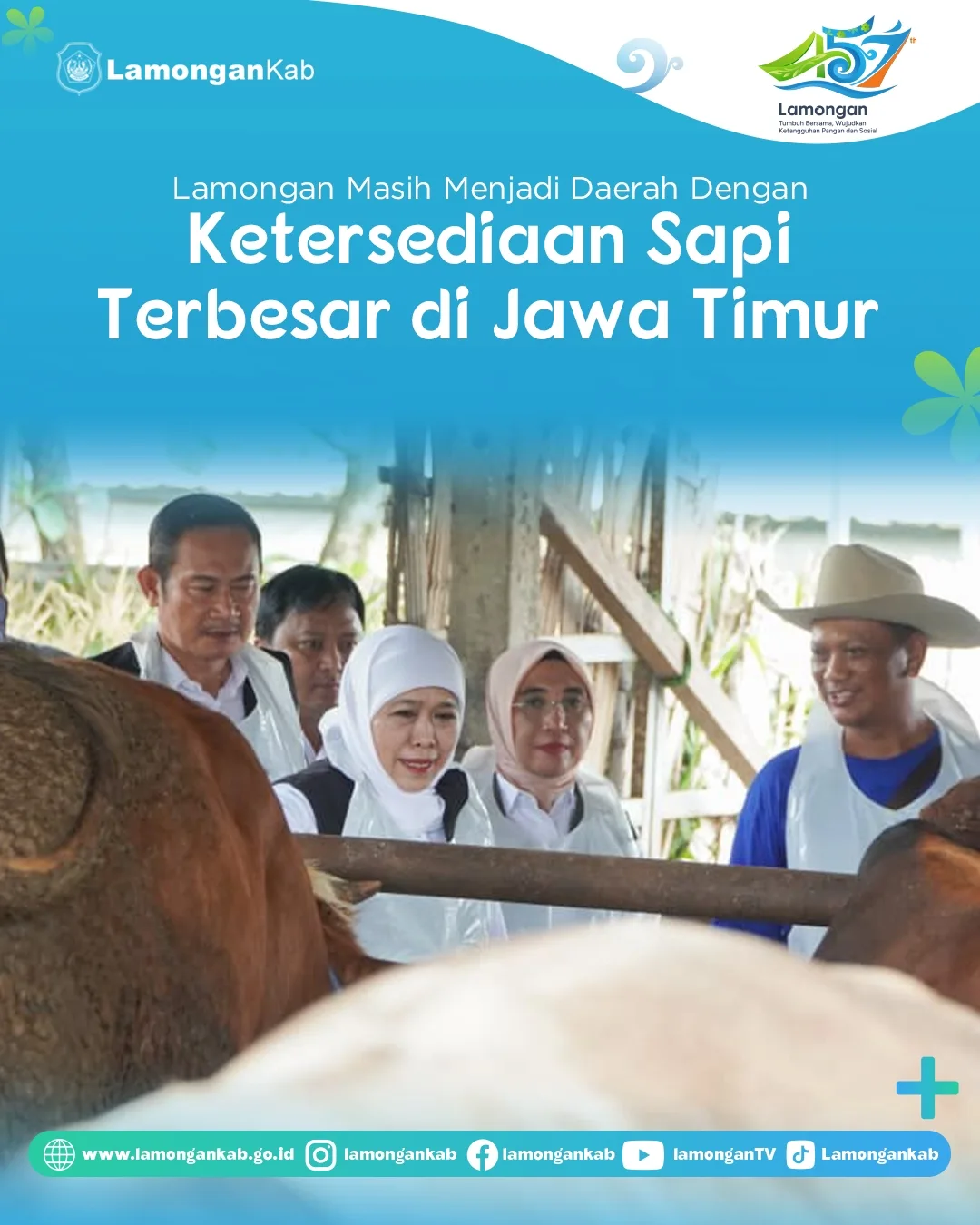 Foto: Lamongan Masih Menjadi Daerah Dengan Ketersediaan Sapi Terbesar di Jawa Timur