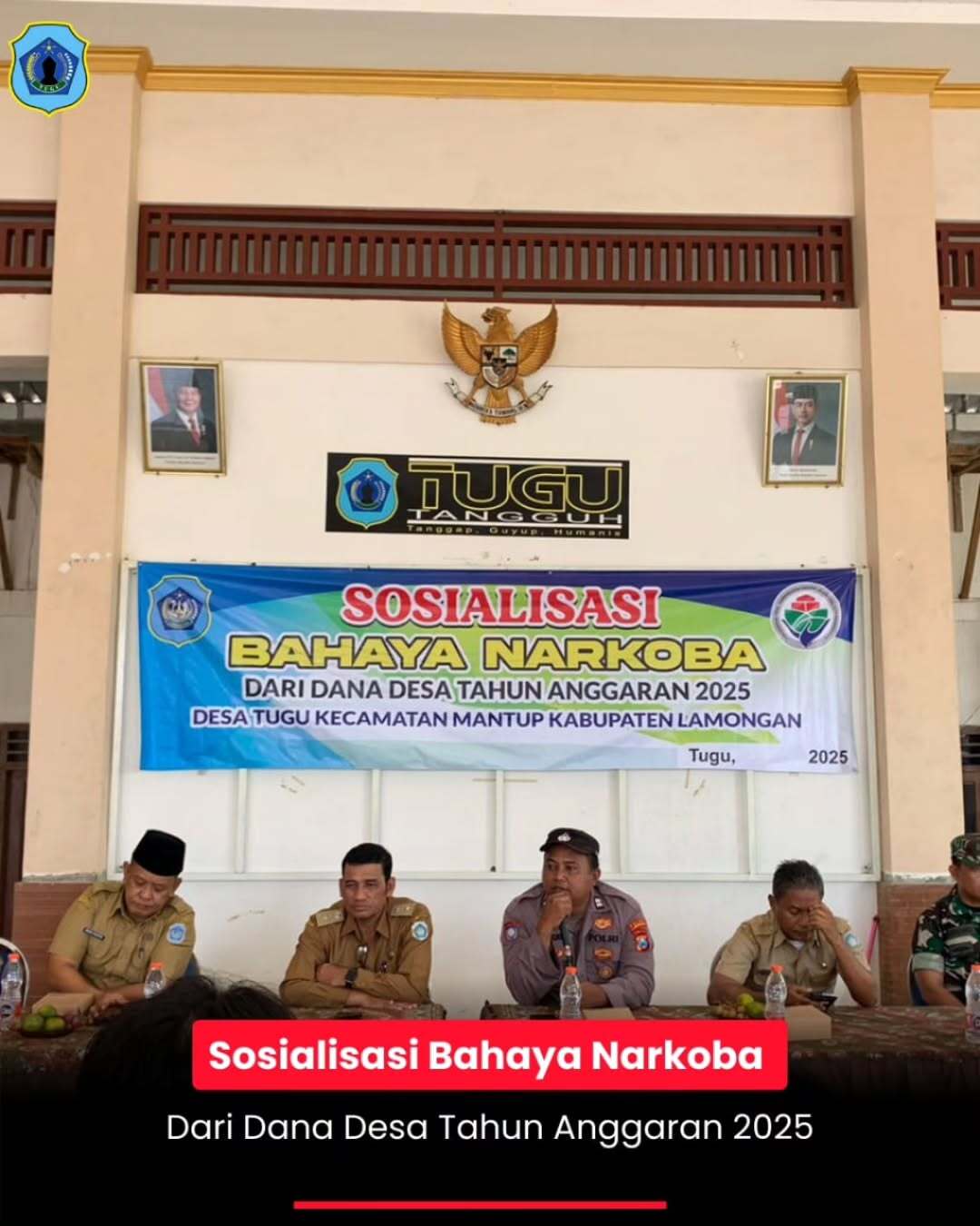 Foto: Sosialisasi bahaya narkoba bagi masyarakat dari Dana Desa Tahun Anggaran 2025