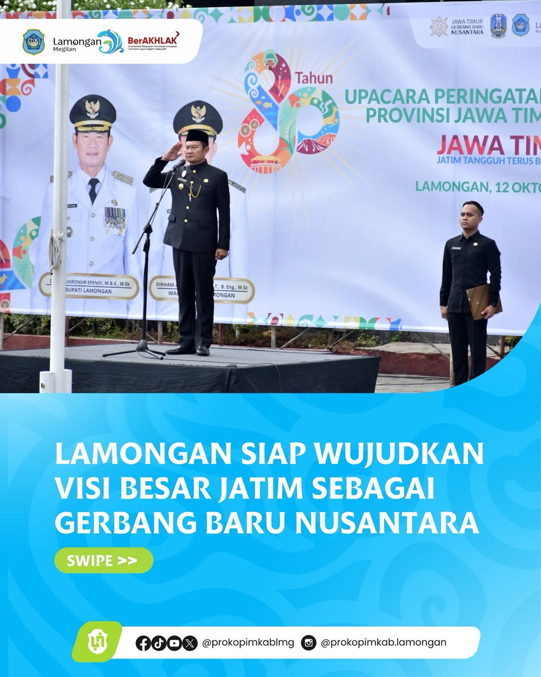 Foto: Lamongan Siap Wujudkan Visi Besar Jatim sebagai Gerbang Baru Nusantara
