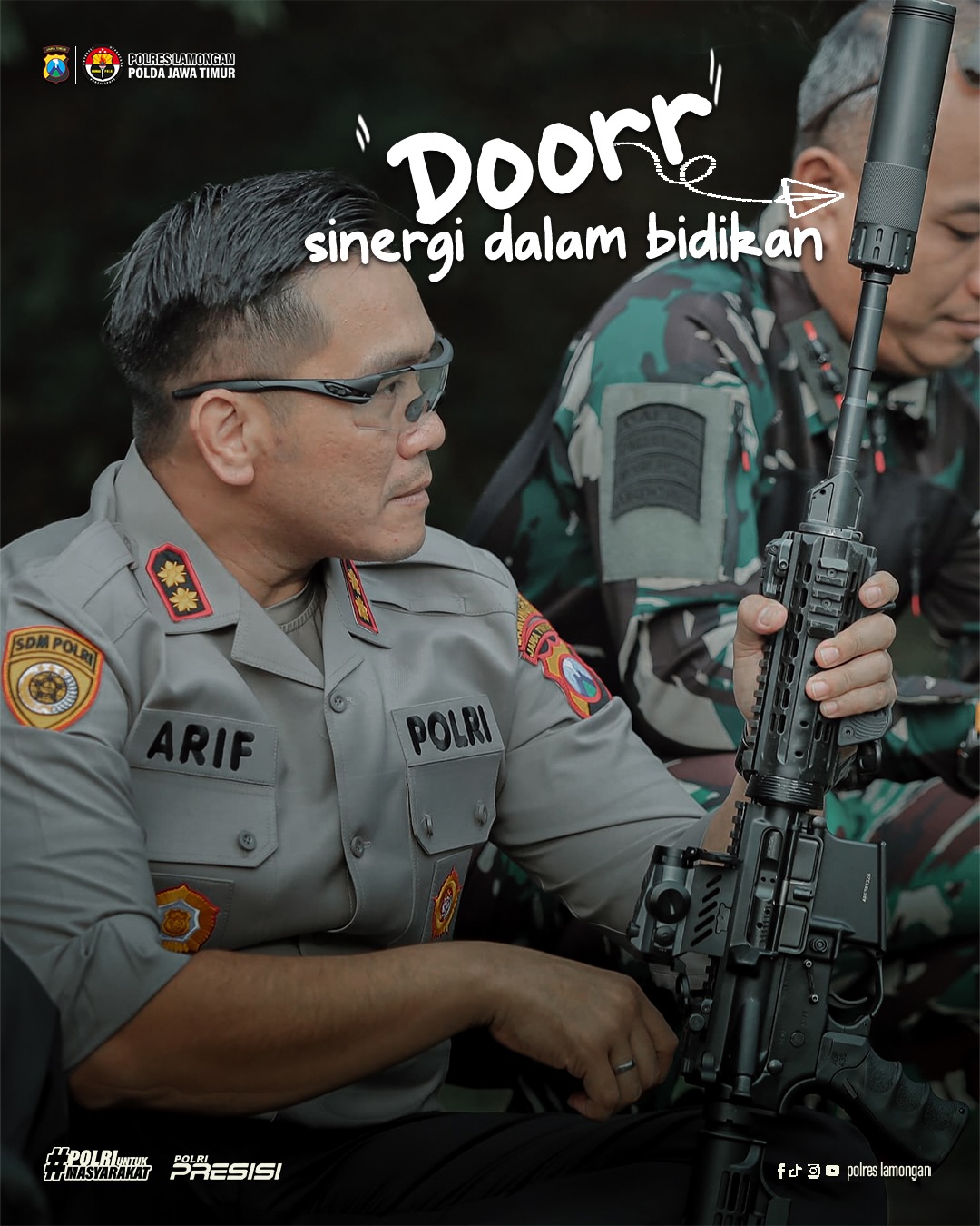 Foto: Satu Bidikan, Satu Tujuan: Sinergi Tanpa Batas Forkopimda Lamongan.