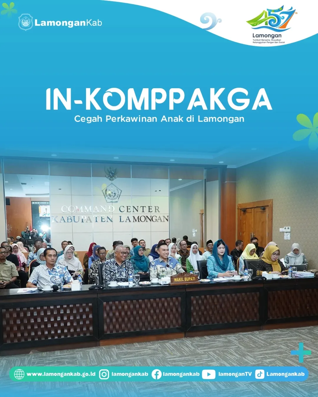 Foto: IN-KOMPPAKGA, Cegah Perkawinan Anak di Lamongan