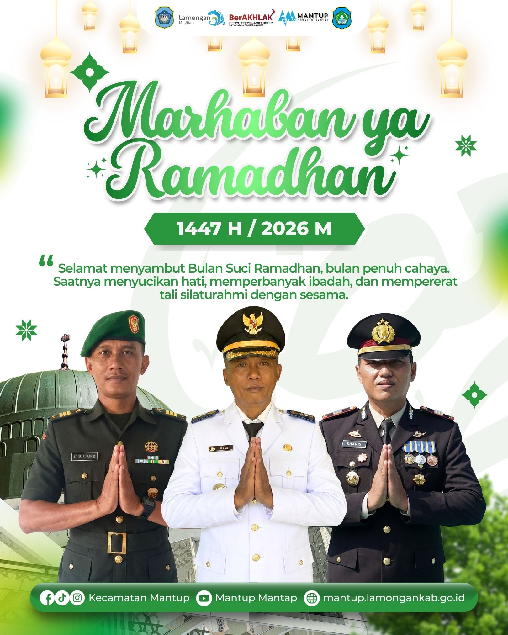 Foto: Marhaban Ya Ramadhan, Selamat Menjalankan Ibadah Puasa Ramadhan 1447 H / 2026 M