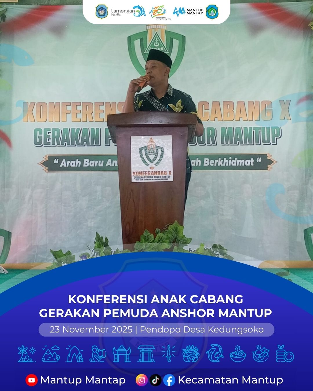 Foto: Konferensi Anak Cabang Gerakan Pemuda Anshor Kecamatan Mantup