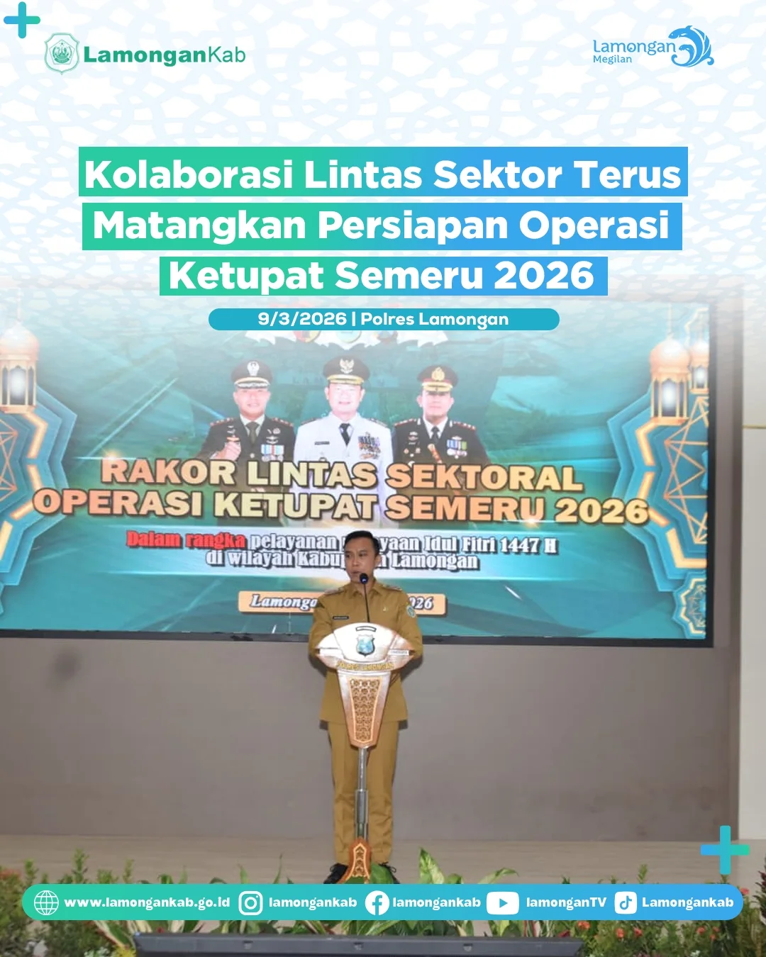 Foto: Kolaborasi Lintas Sektor Terus Matangkan Persiapan Operasi Ketupat Semeru 2026