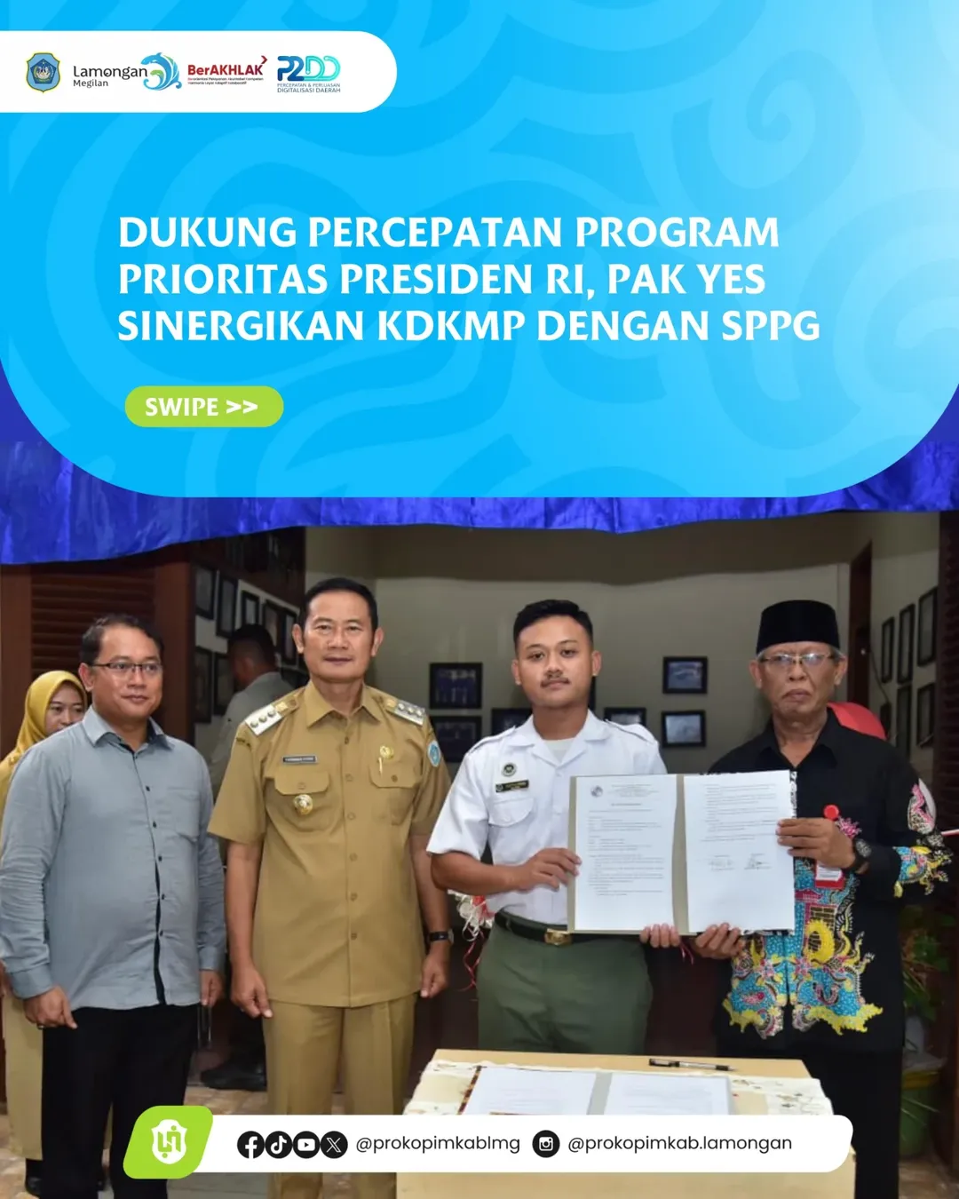 Foto: Dukung Percepatan Program Prioritas Presiden RI, Pak YES Sinergikan KDKMP dengan SPPG