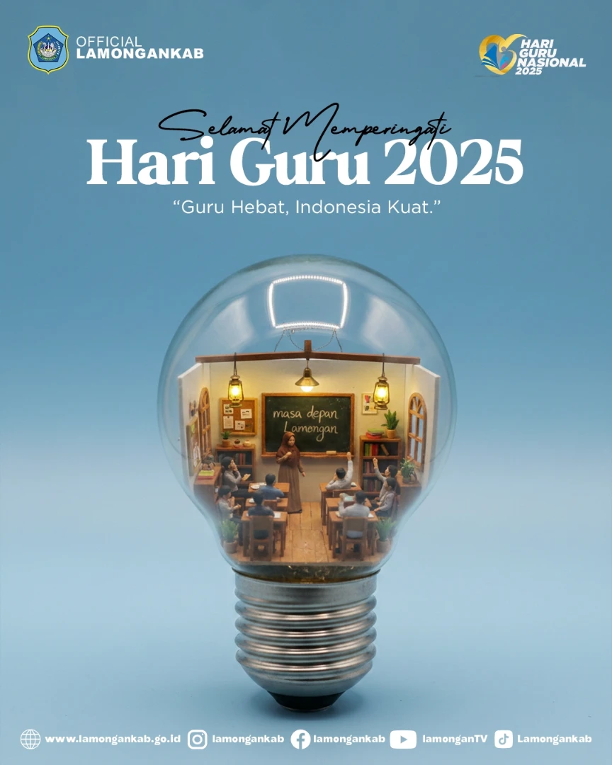 Foto: Selamat Hari Guru Nasional 2025. Guru adalah pondasi masa depan bangsa.
