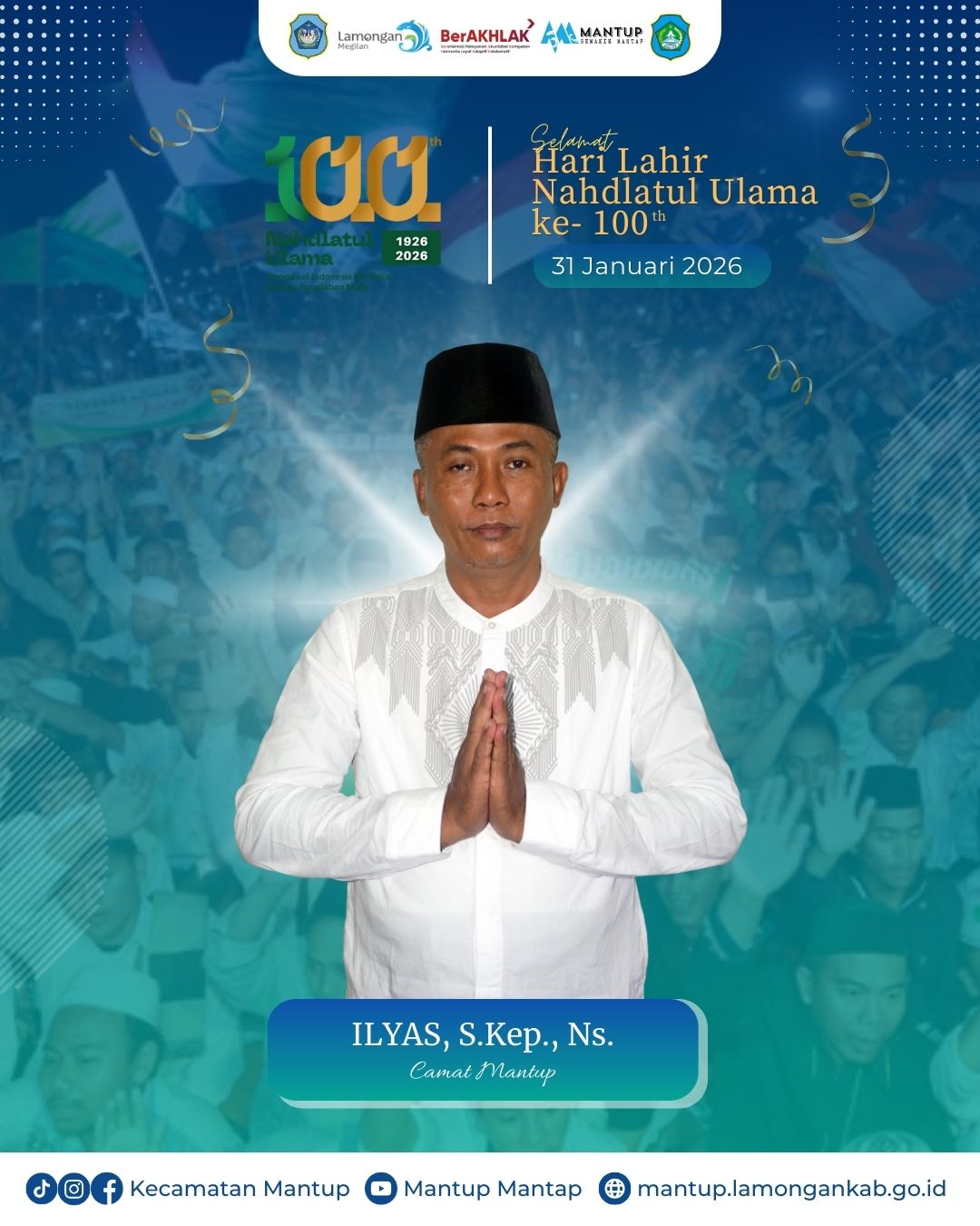 Foto: Selamat Hari Ulang Tahun Nahdlatul Ulama ke-100 Tahun