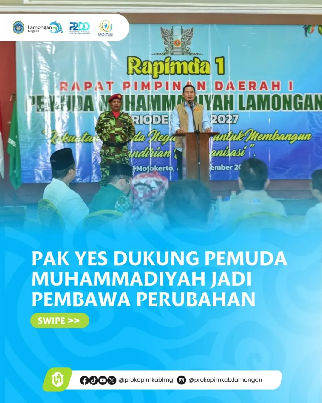 Foto: Pak YES Dukung Pemuda Muhammadiyah Jadi Pembawa Perubahan