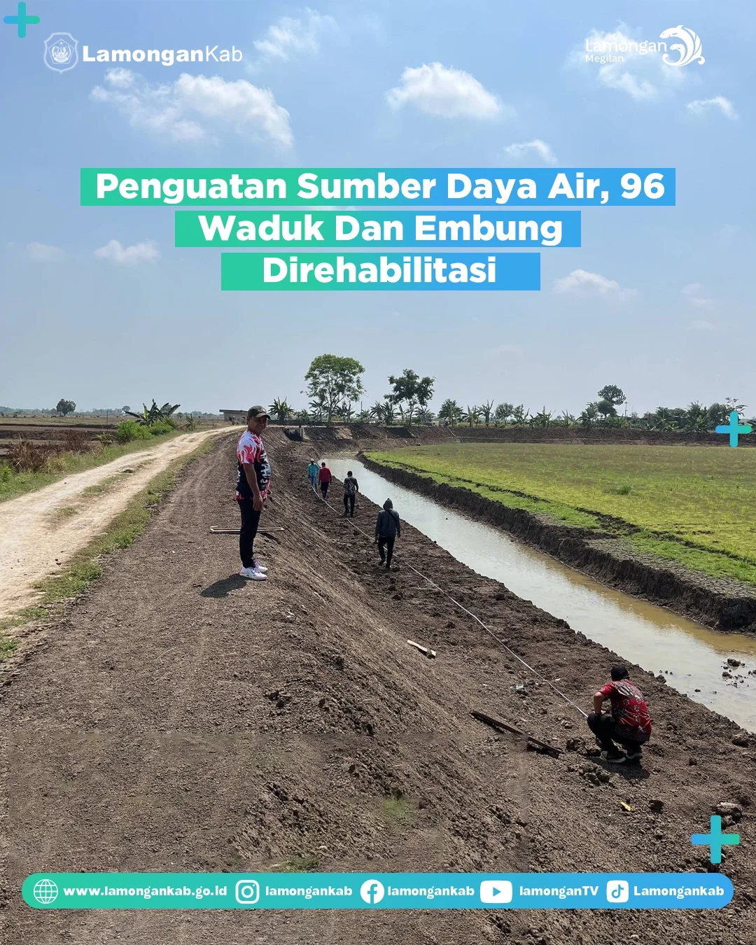 Foto: Penguatan Sumber Daya Air, 96 Waduk dan Embung Direhabilitasi