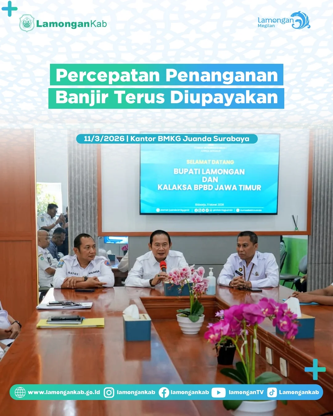 Foto: Percepat Penanganan Banjir Terus Diupayakan