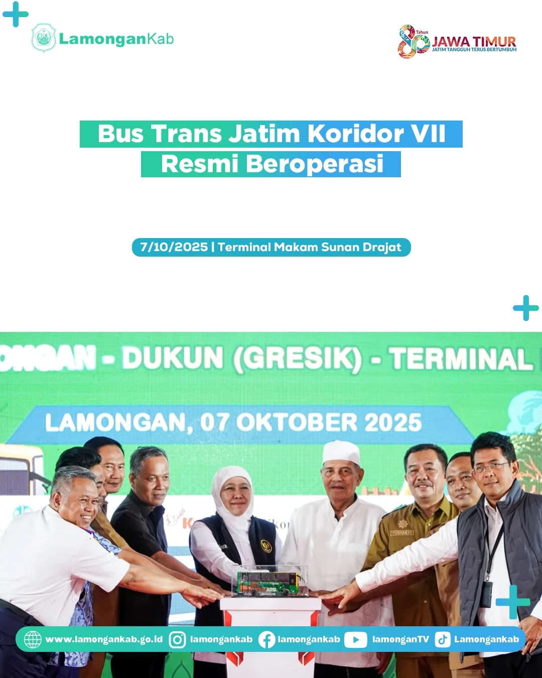 Foto: Bus Trans Jatim Koridor VII Resmi Beroperasi