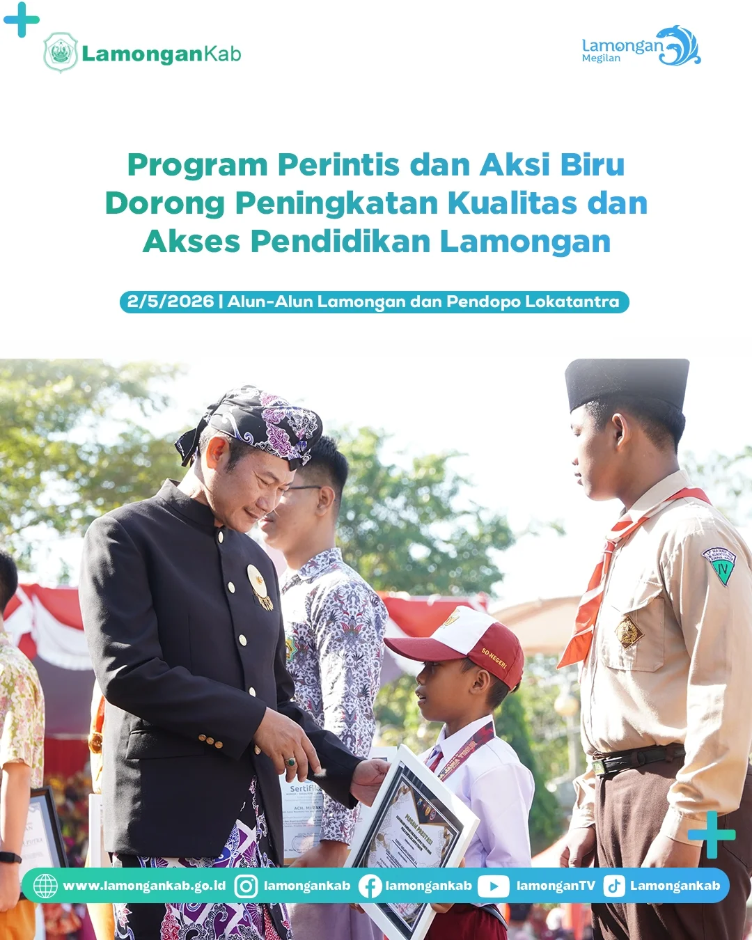 Foto: Program Perintis dan Aksi Biru Dorong Peningkatan Kualitas dan Akses Pendidikan Lamongan