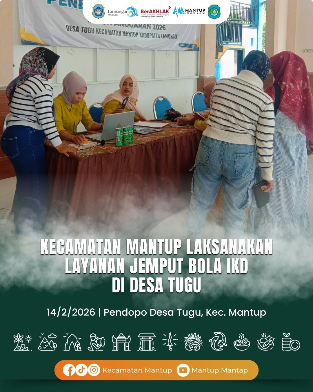 Foto: Kecamatan Mantup Laksanakan Layanan Jemput Bola IKD di Desa Tugu