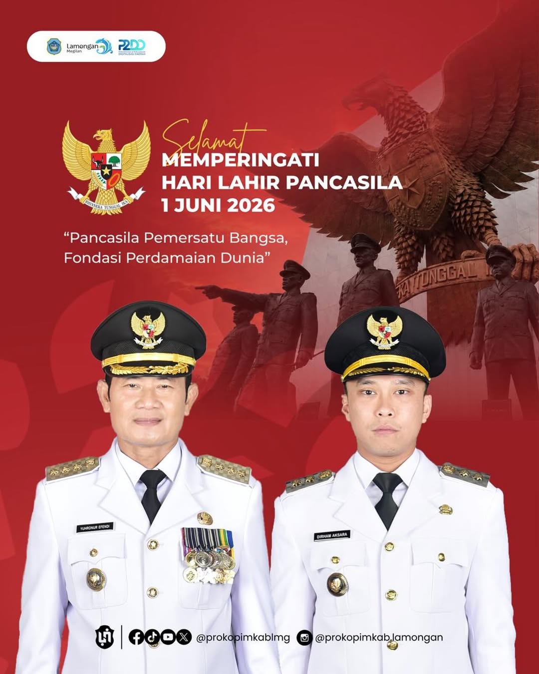 Foto: Selamat Memperingati Hari Lahir Pancasila 1 Juni 2026